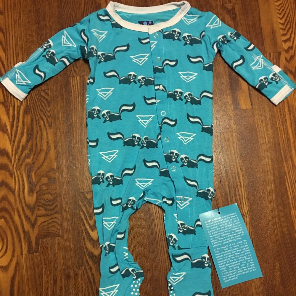 NWT Confetti Skunk Kickee Pants 0-3